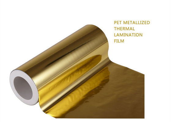 Good price 골든 코팅 PET 라미네이팅 필름 폴리에스터 포장 1000mm 온라인으로