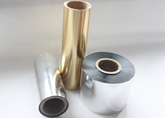 Good price 1500mm 포장 너비 BOPP/PET 금속화 된 열 라미네이트 필름 21μm 두께 길이/ 롤 3000-4000m 온라인으로