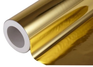 Good price 금/황금 표면 및 1인치 종이 코어 포장용 열 laminated BOPP 필름 온라인으로
