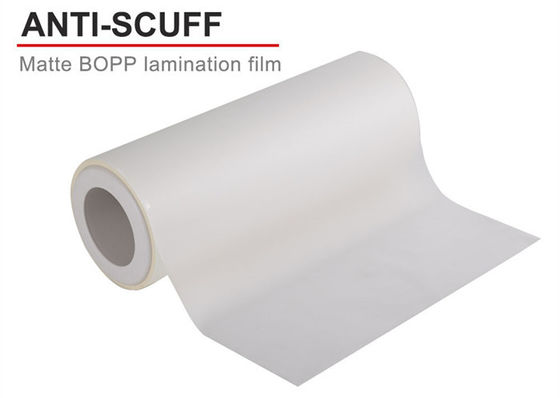 Good price 스카프 저항성 접착제 Bopp Matt 필름 롤 핫 스탬핑 28mic 4000m 온라인으로
